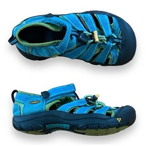 Keen Kids Blue and Black Sandals
